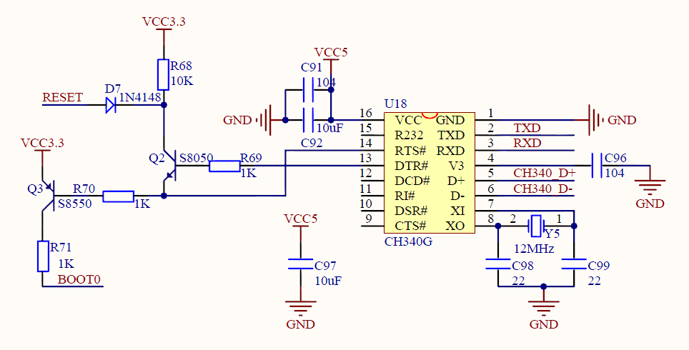 Схема uart usb