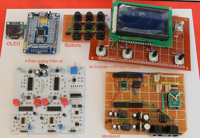 STM32F103-Synthesizer with analog filters - Spark Logic