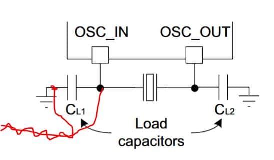 Gimmick cap stm32 8MHz oscillator tuning.JPG