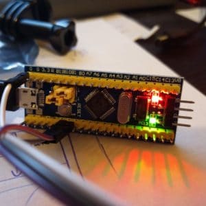 Voltage protection by Blue Pill in time lapse rig